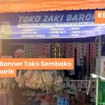 contoh banner toko sembako