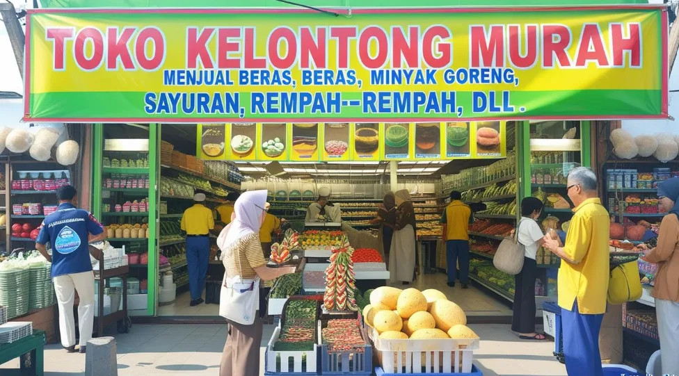 contoh banner sembako 1