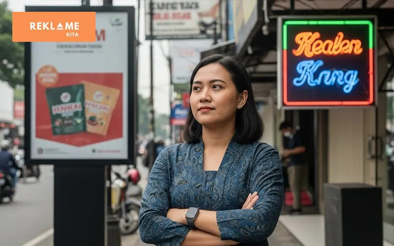 Billboard dan neon box, mana yang lebih baik untuk usaha Anda?