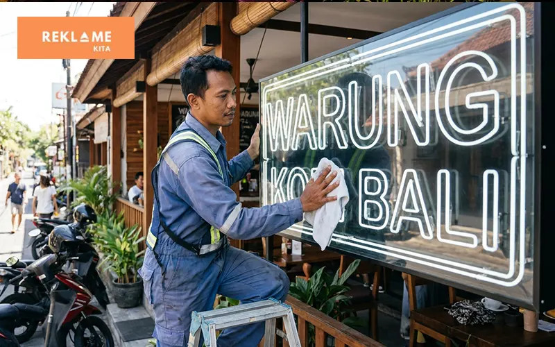 Merawat neon box bukan hanya soal kebersihan, tetapi juga menjaga investasi bisnis Anda.