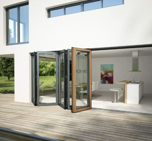 COMBINATIE HOUT EN ALUMINIUM