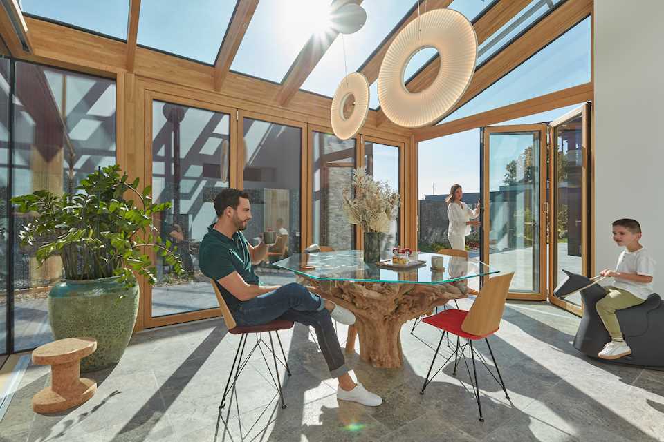 COMBINATIE HOUT EN ALUMINIUM