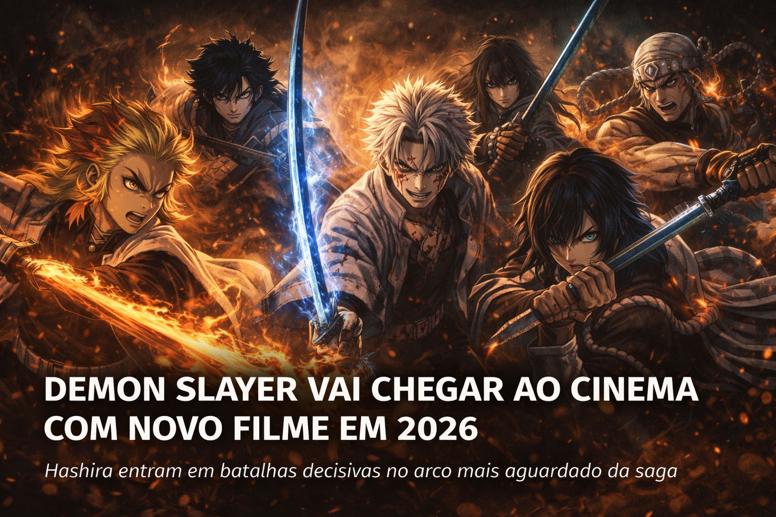 Capa de Demon Slayer confirma novo filme e reacende a febre entre fãs em 2026