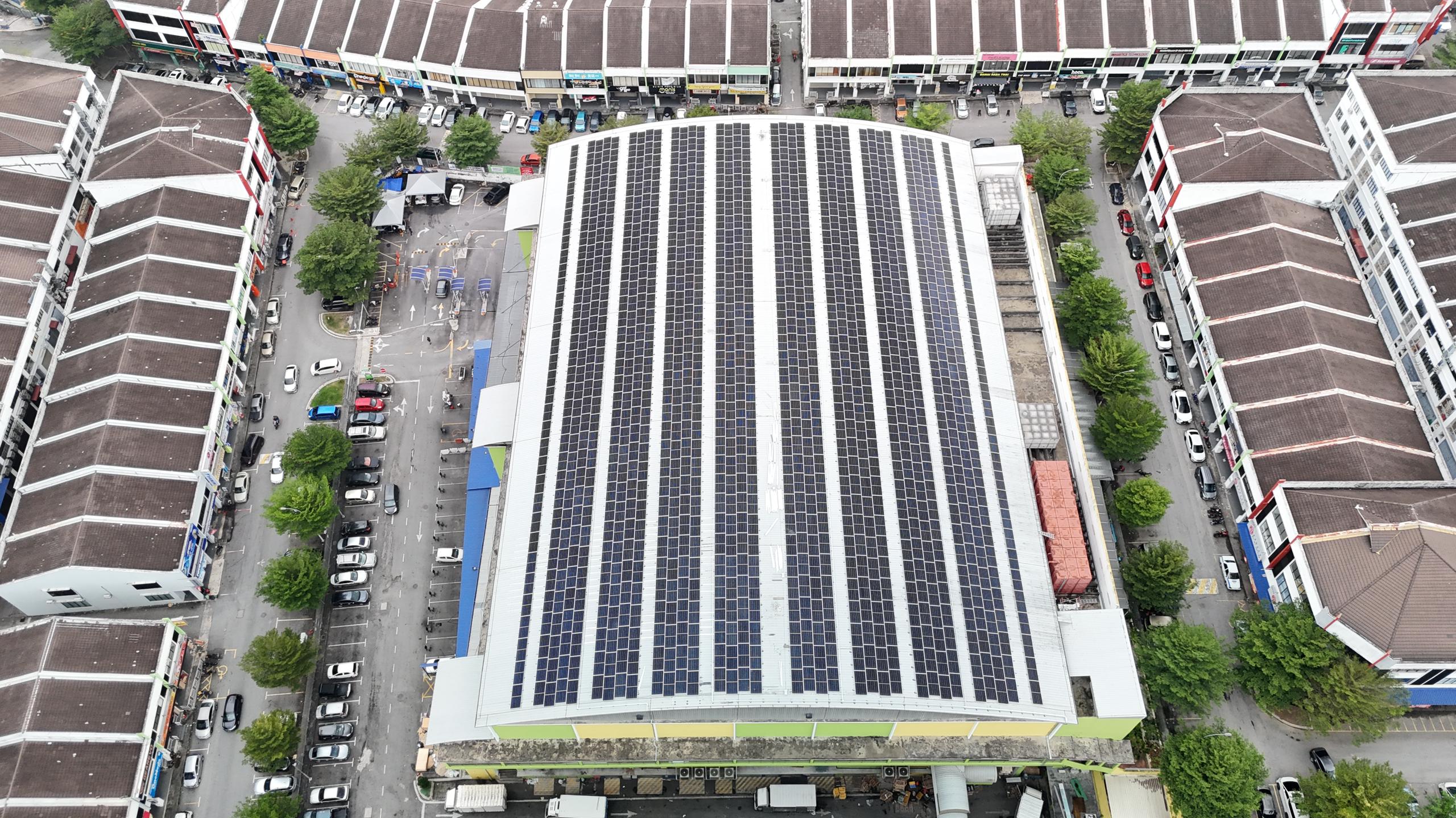 CS Pasaraya rooftop solar installation at Alam Damai Cheras by Inhome Solar