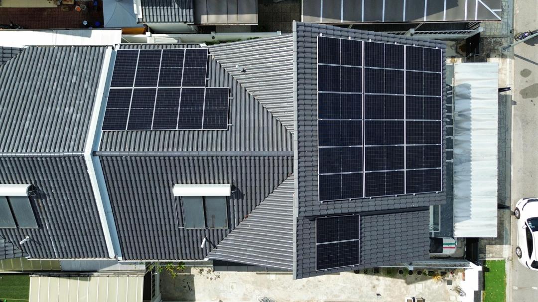 Residential rooftop solar panel system in Equine Park, Selangor, installed by Inhome Solar