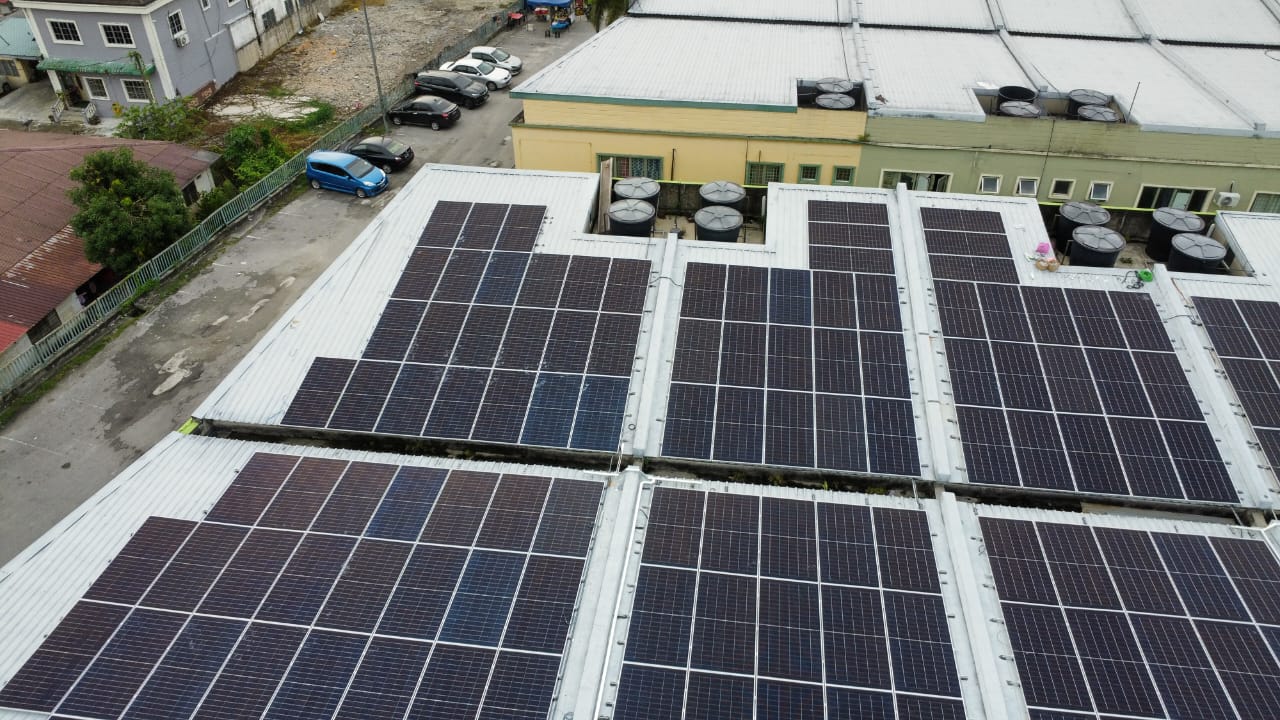 CS Pasaraya rooftop solar installation at Hulu Langat by Inhome Solar