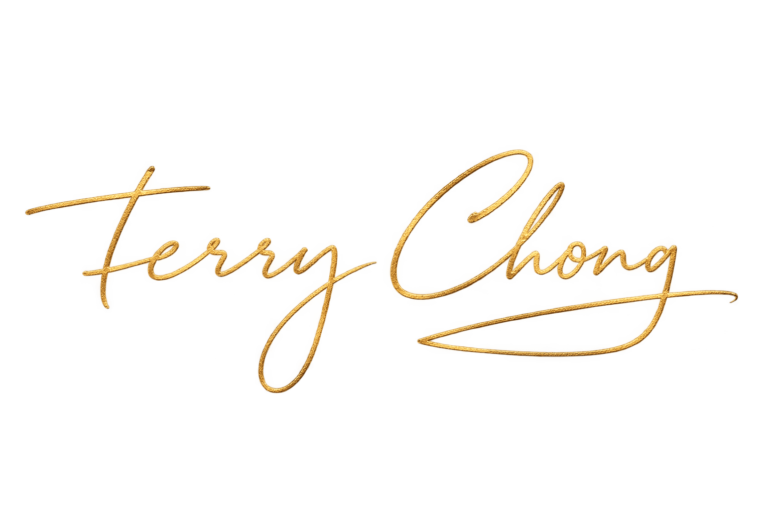 Terry Chong signature