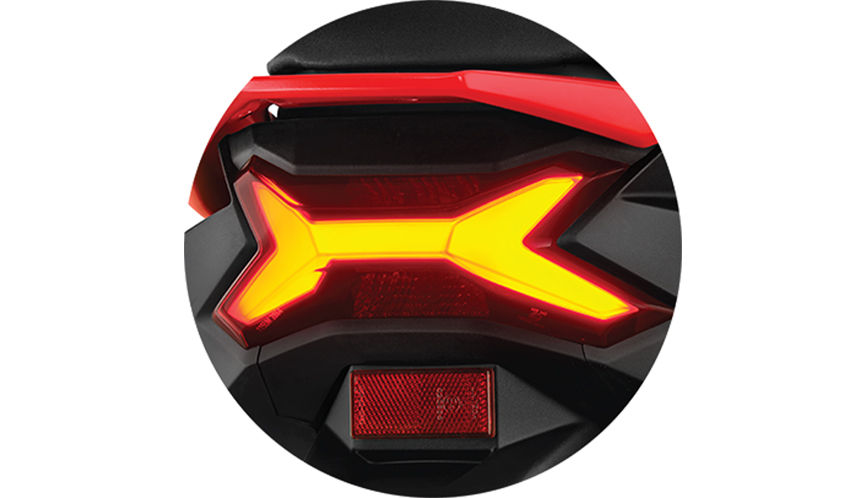 Hero Xoom 110 VX - Drum Instrument Cluster & Handlebar