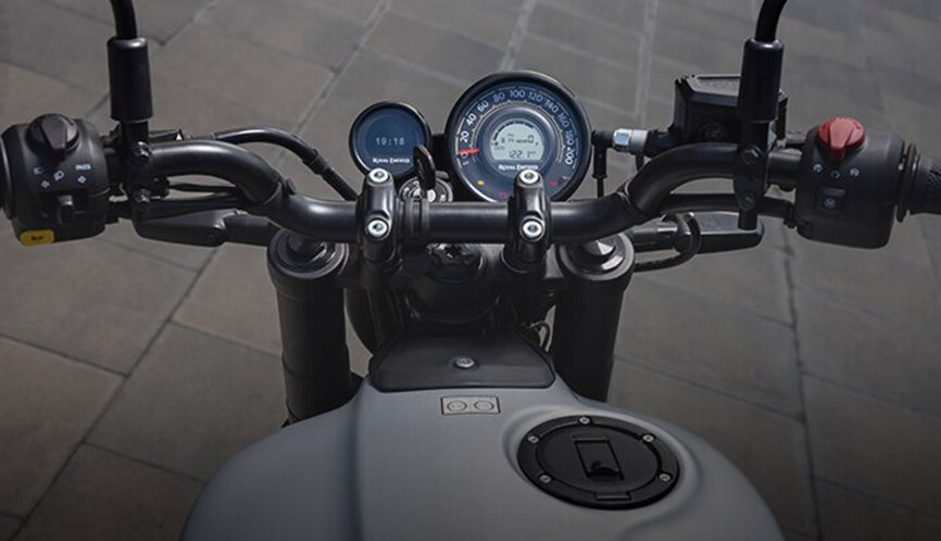 Royal Enfield Guerilla 450 Analogue Side Profile View
