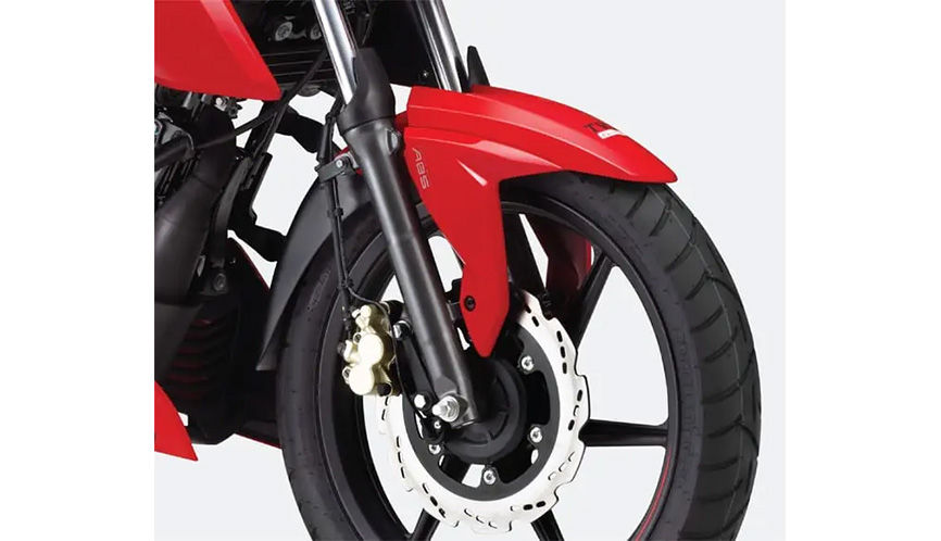 TVS Apache RTR 160 4V Single Disc ABS Instrument Cluster & Handlebar