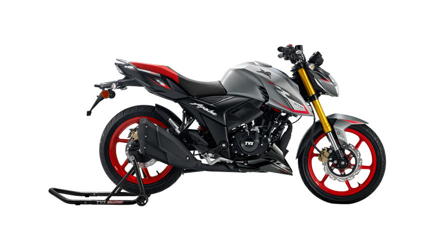 TVS Apache RTR 160 4V Single Disc ABS Fuel Tank / Badging