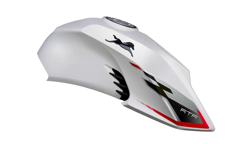 TVS Apache RTR 160 4V Single Disc ABS Seat & Tail Section