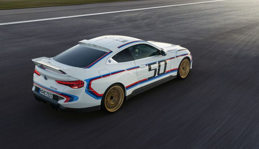 BMW 3.0 CSL: Re-designed to pay homage to original. 