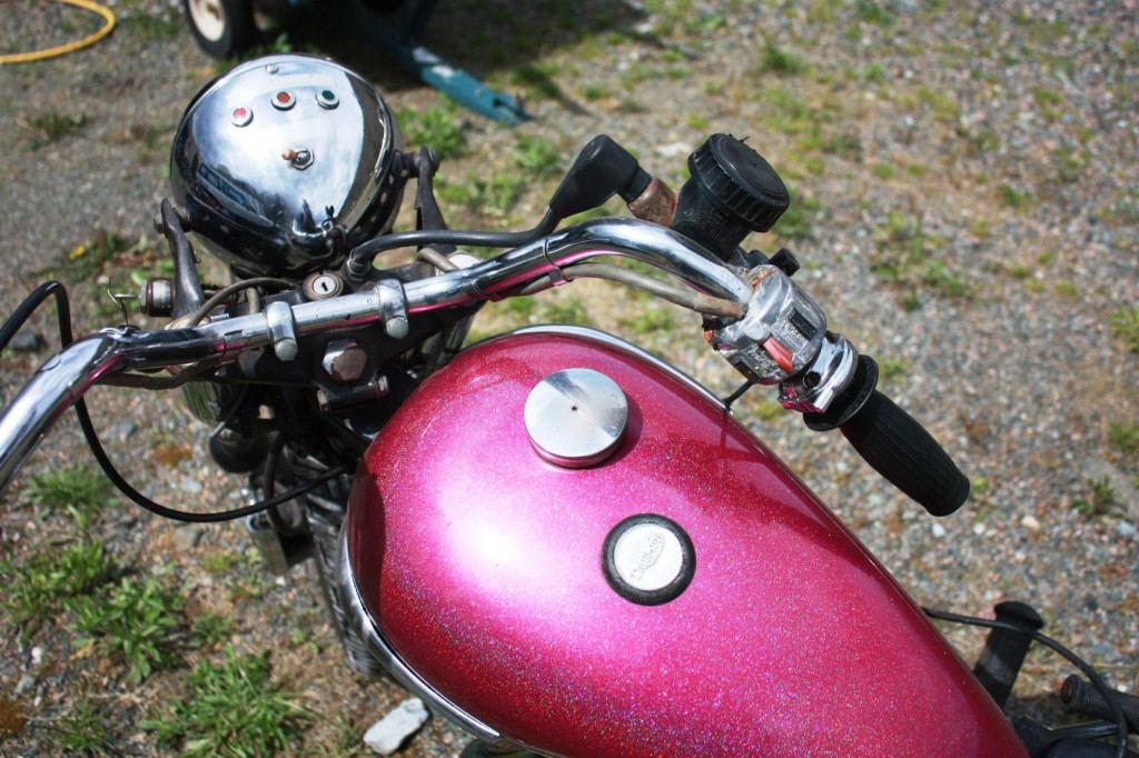 1976 Triumph T140 750cc Bonneville chopper cafe racer