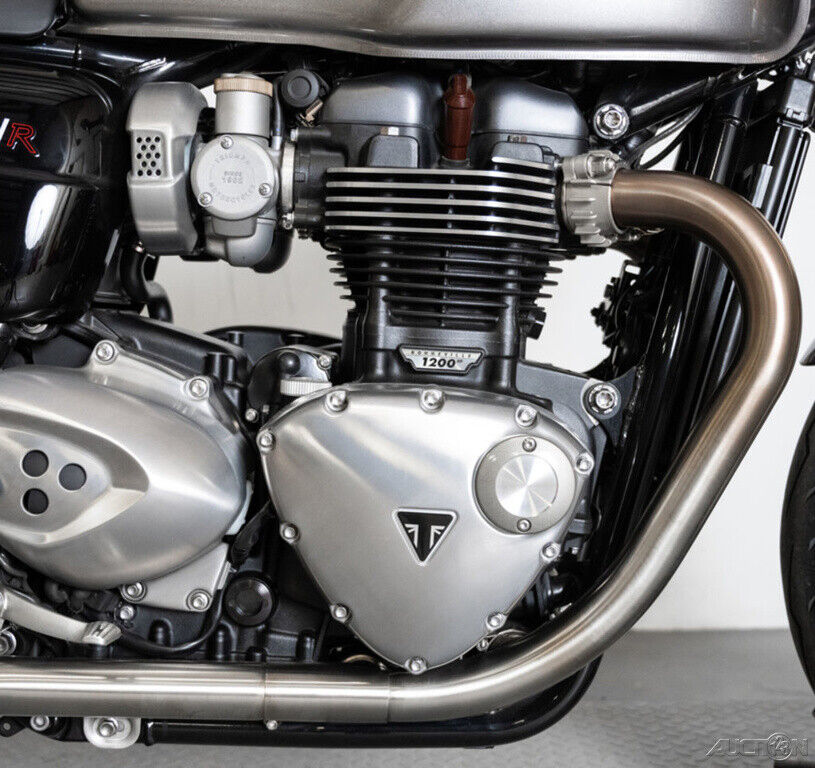 2018 Triumph Thruxton 1200 R Silver Ice