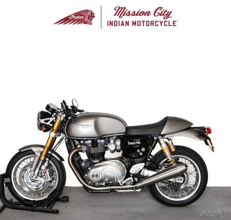 2018 Triumph Thruxton 1200 R Silver Ice