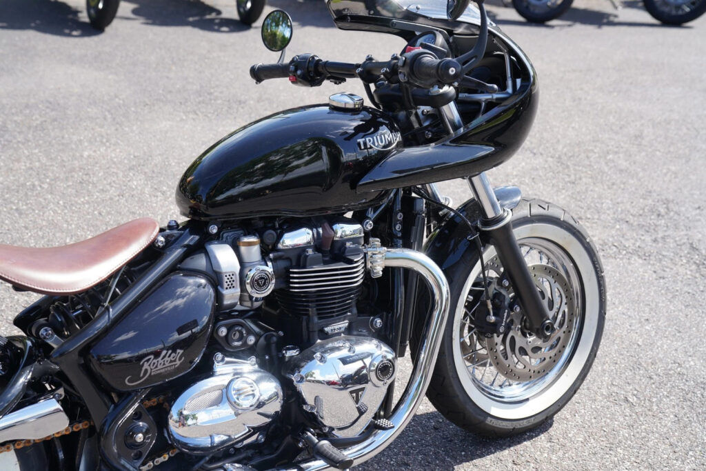 2020 Triumph TT Custom Build Bobber Black