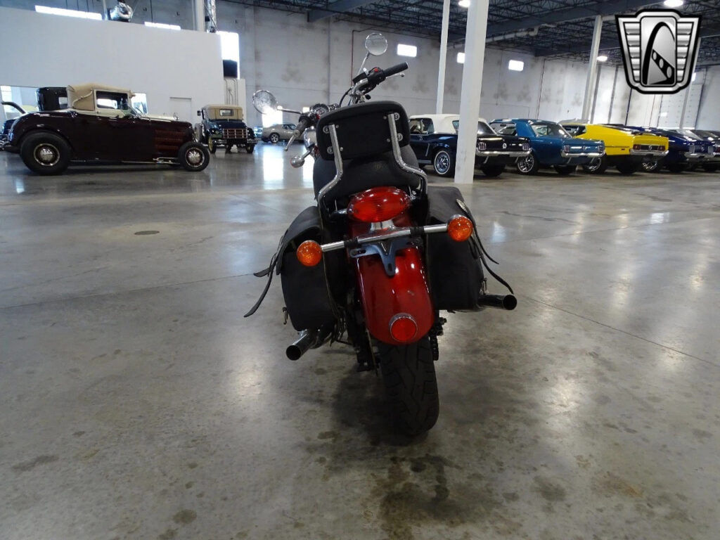 Red 2003 Triumph Bonneville 790cc Manual