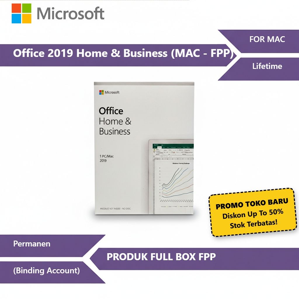 Office Home & Business 2019 For Macbook Only