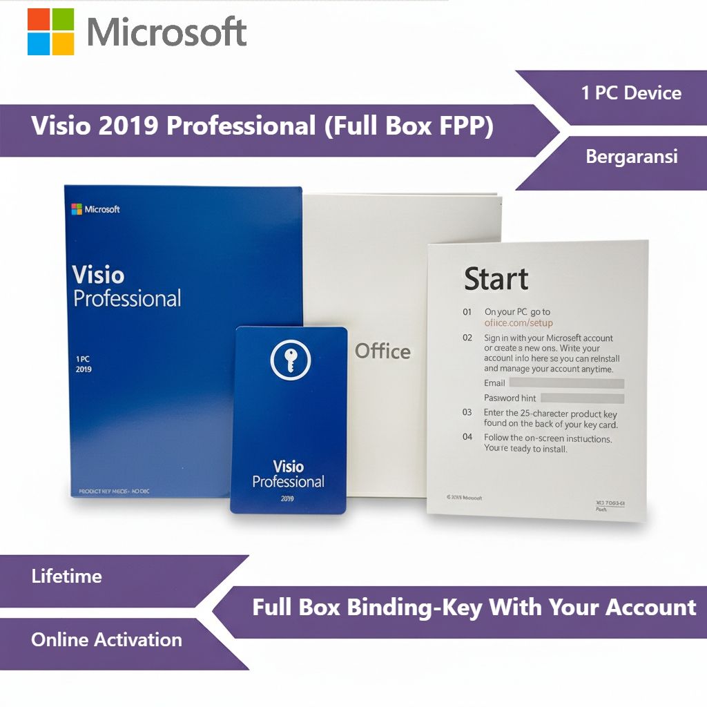Visio 2019 Professional (FPP - RESMI)