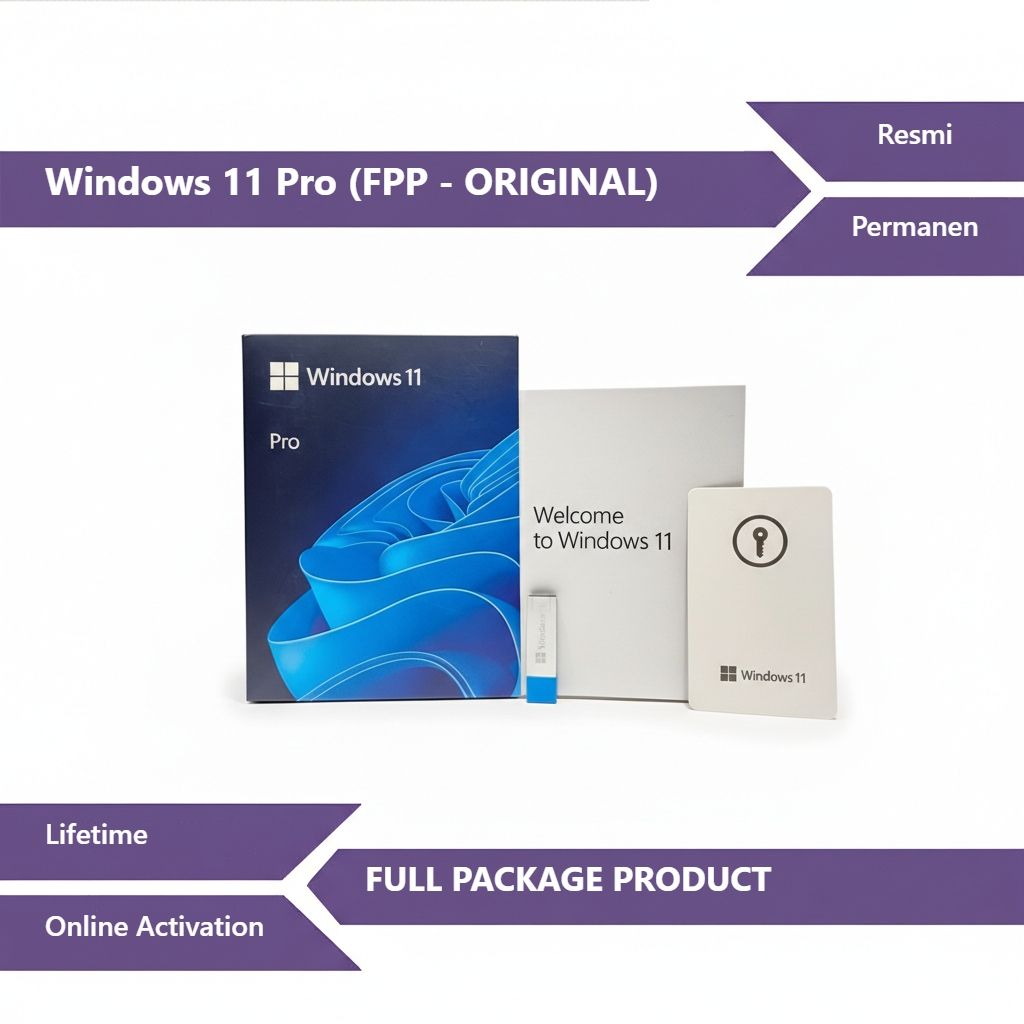 Microsofft Window 11 Professional FPP P2 32-bit/64-bit