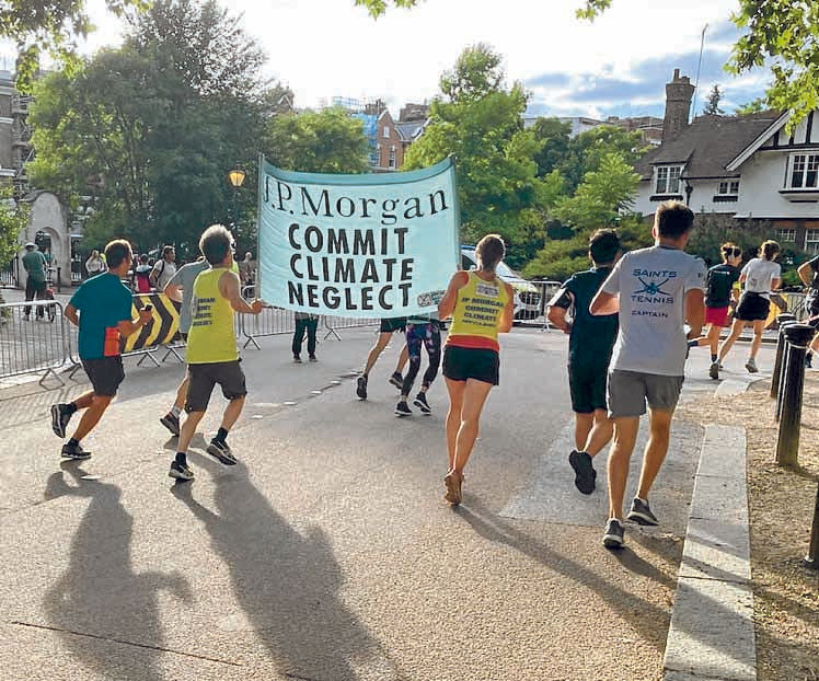 Doctor targets climate change in capital run