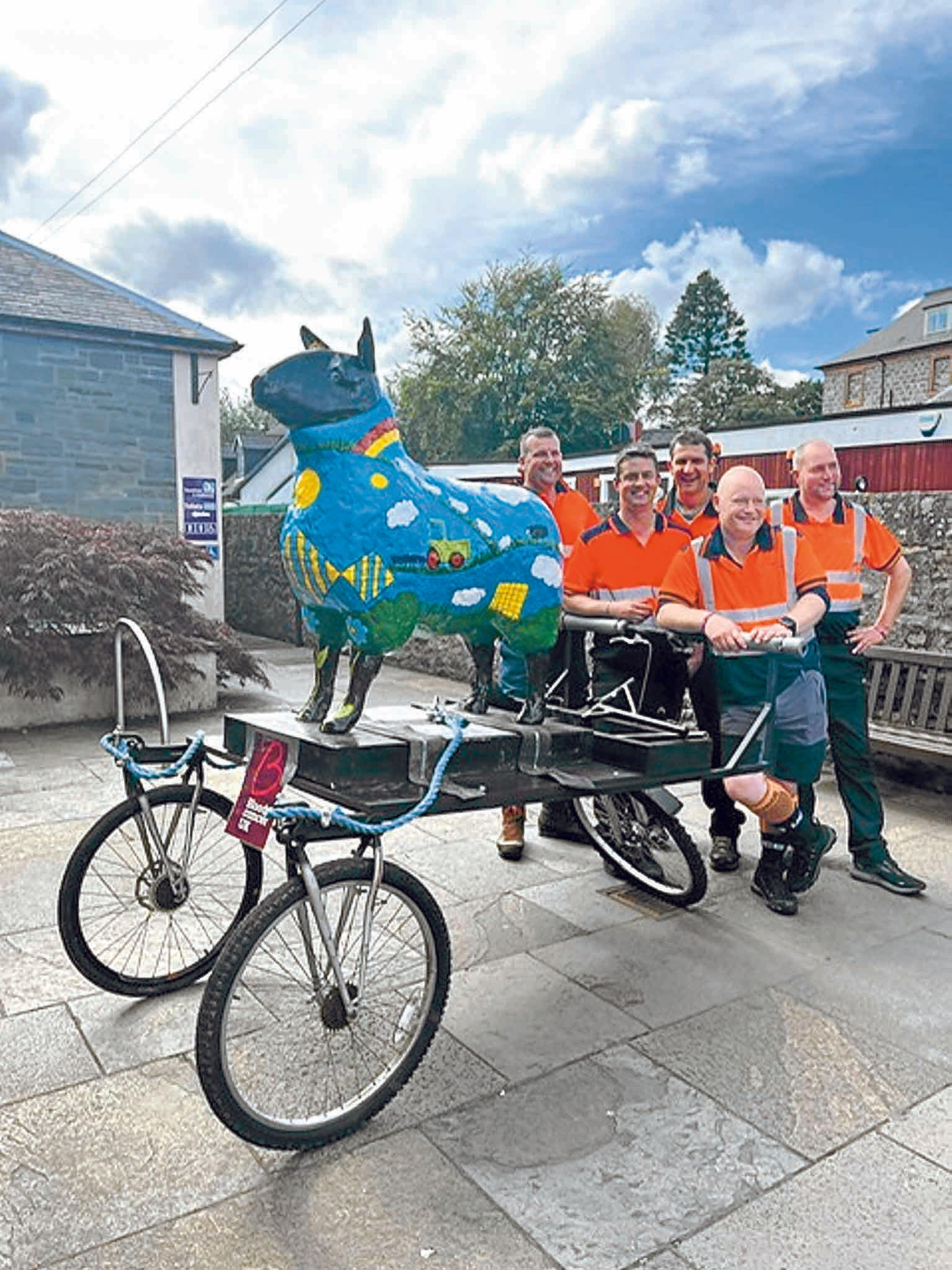 Fab five raise £10k after ‘ram-page’