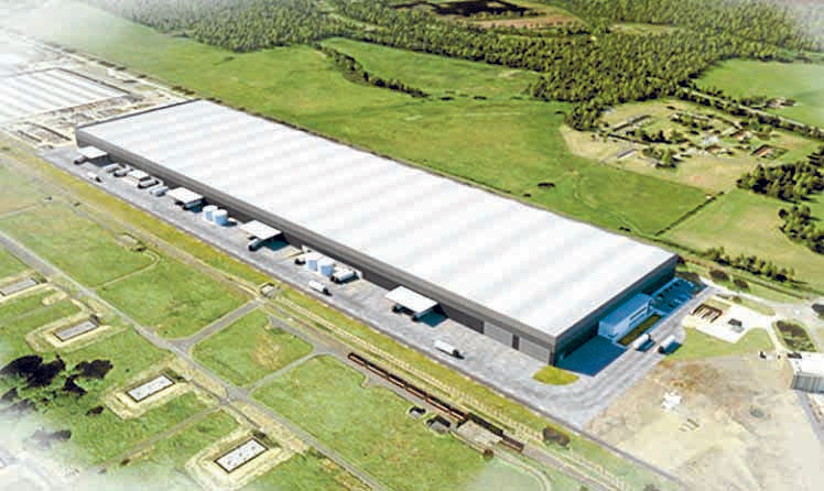 Giant defence storage site takes shape on the border