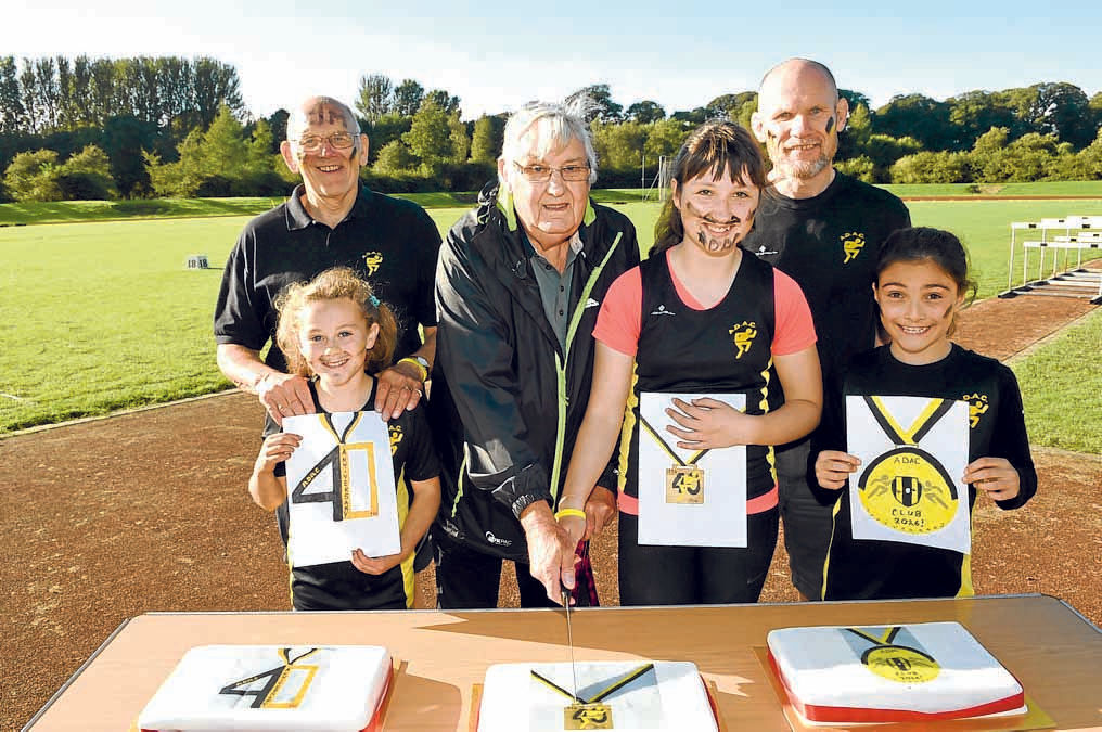 40 years carrying athletics baton