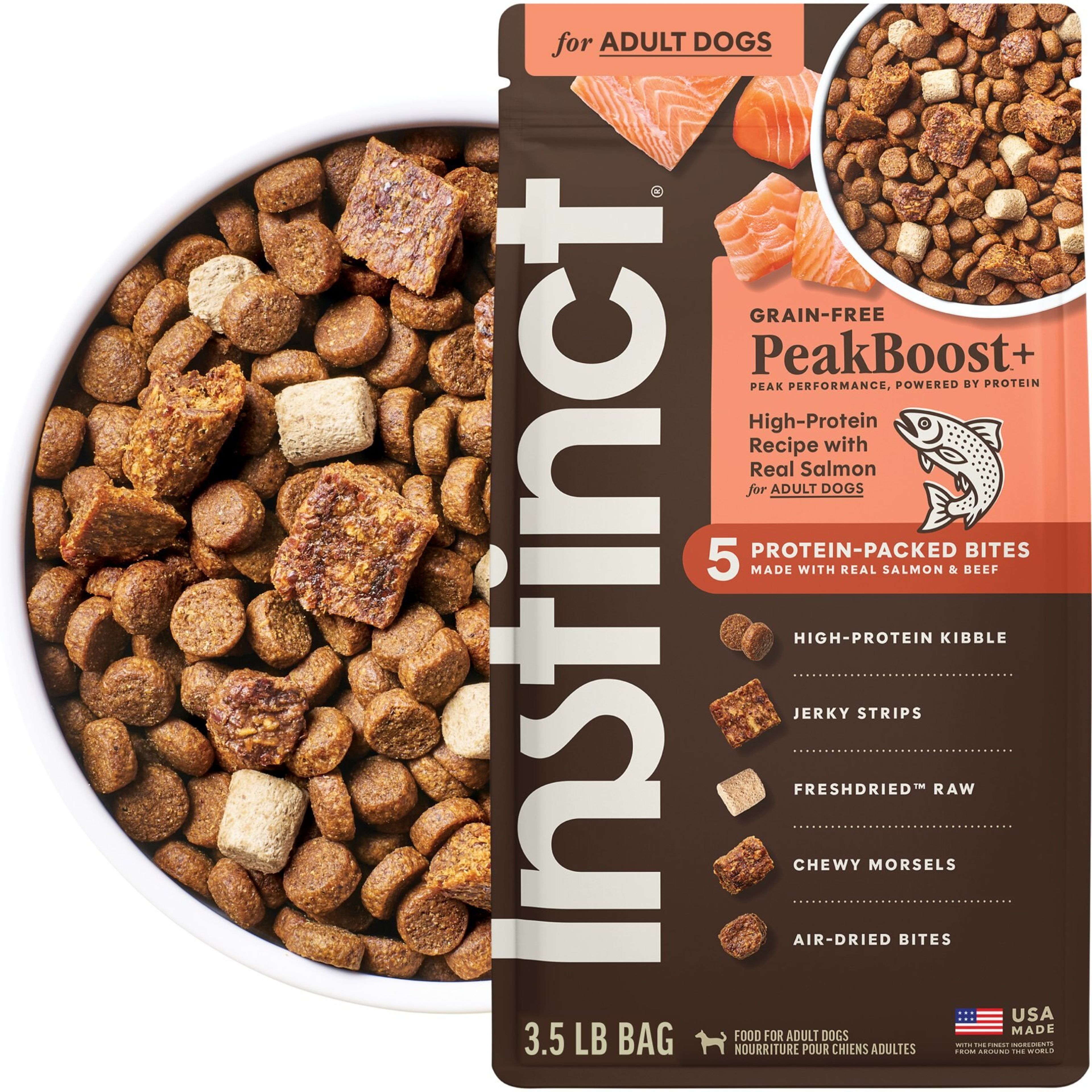 Instinct PeakBoost Grain-Free High-Protein Recipe with Real Salmon