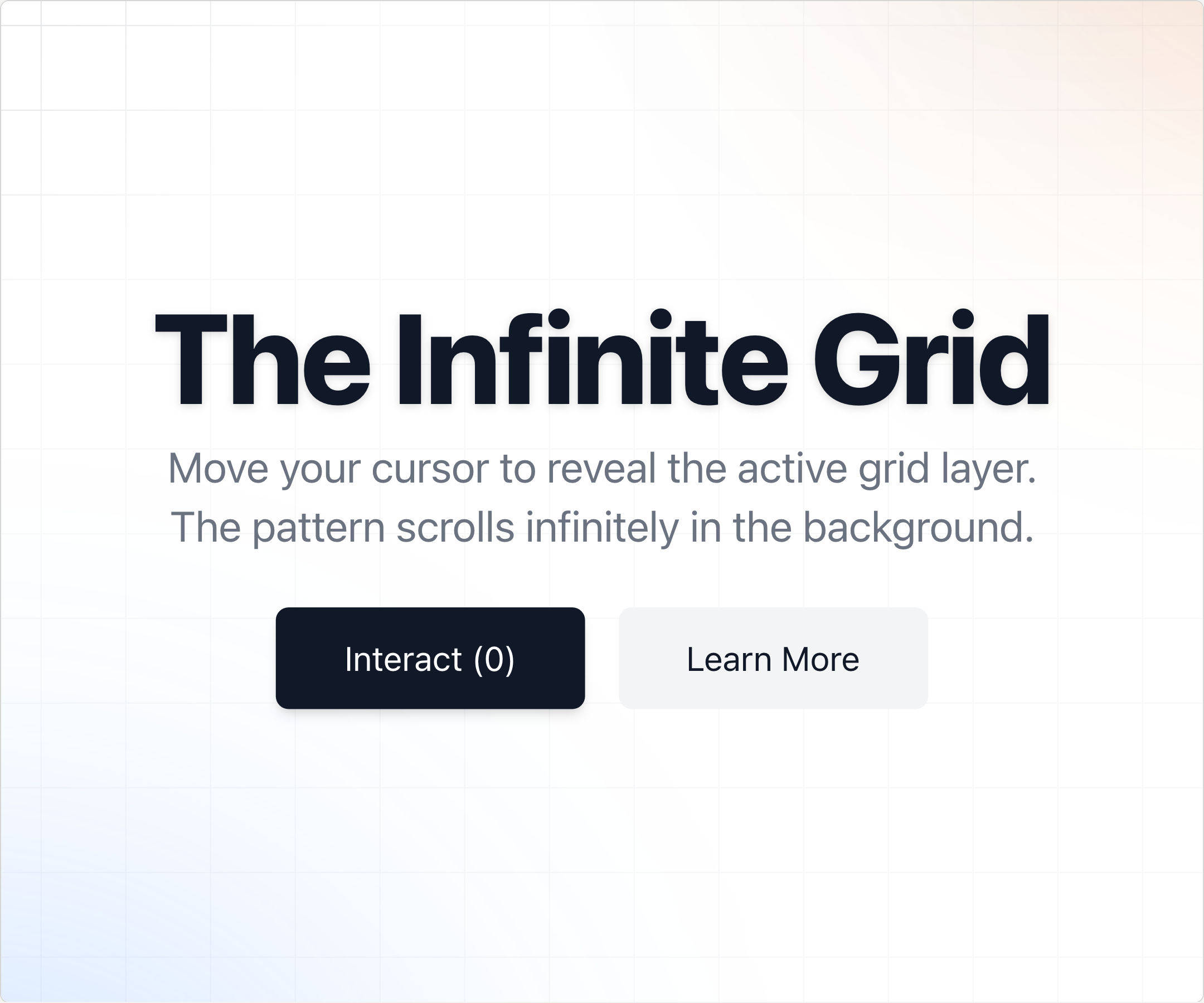 The Infinite Grid