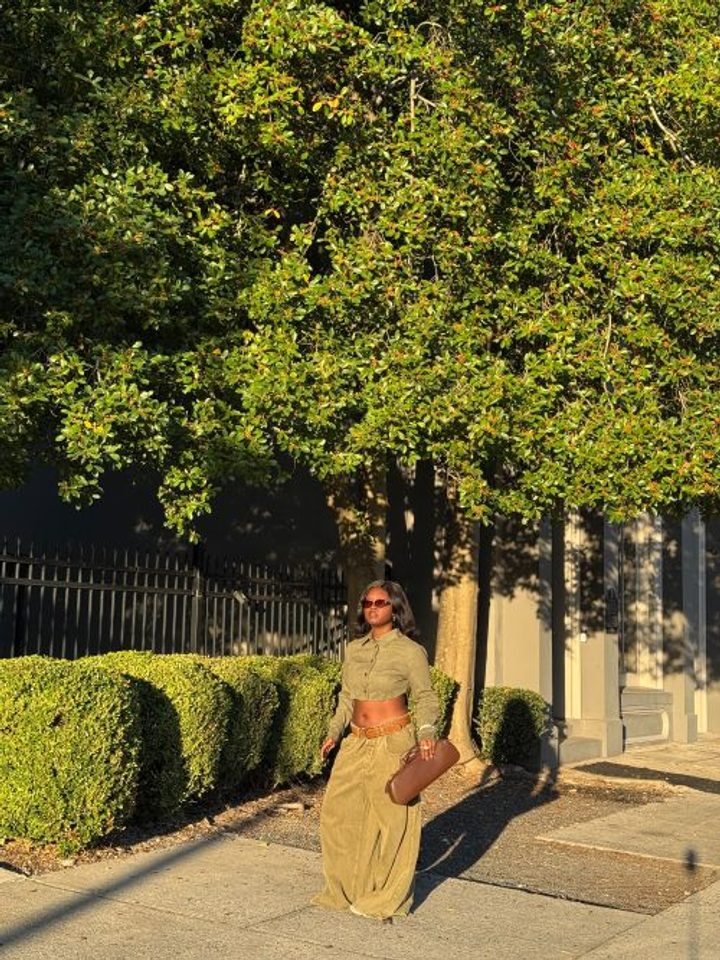 Green outfit