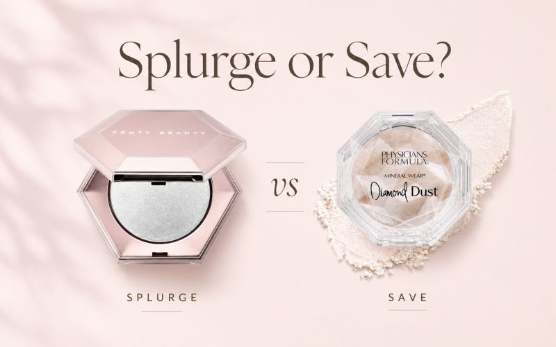 Beauty dupe comparison shared by Bree