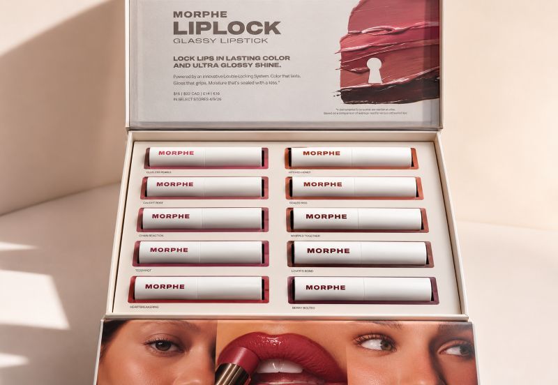 Morphe retail launch PR package shared by Bree
