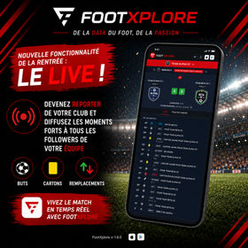 Le live arrive sur footXplore !