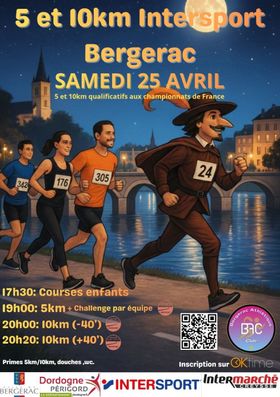 5 et 10km Intersport Bergerac 2026