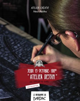 Atelier dessin avec « l’Atelier du diable »