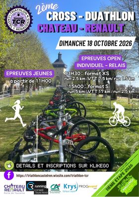 Cross-duathlon de Chateau-Renault 2026