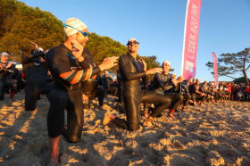 Départ en rolling start