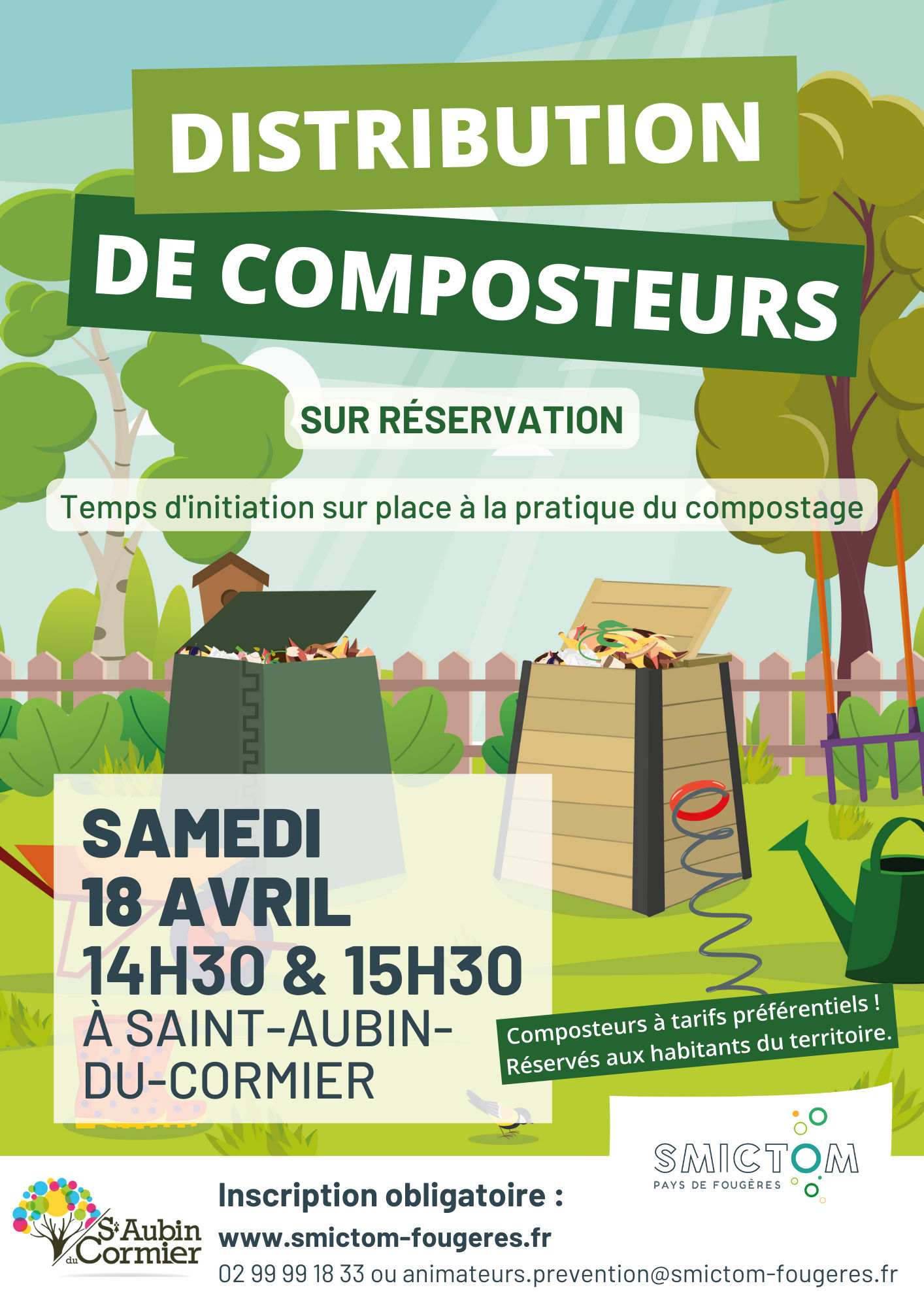 Distribution de composteurs