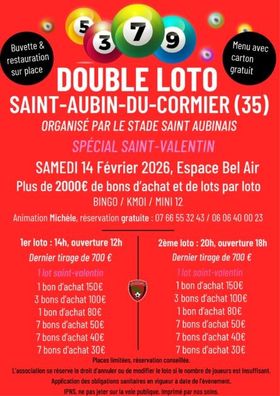Double loto spécial Saint-Valentin