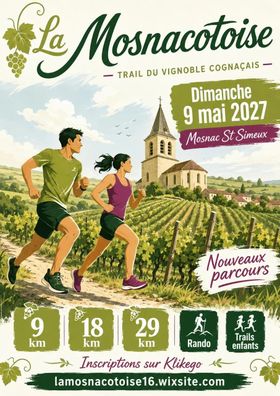 La Mosnacotoise trail du vignoble cognaçais