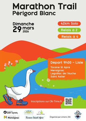 Marathon Trail Périgord Blanc 2026