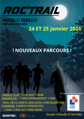 Roc’trail 2026 (dimanche 25 janvier)