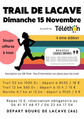 Trail de Lacave 2026