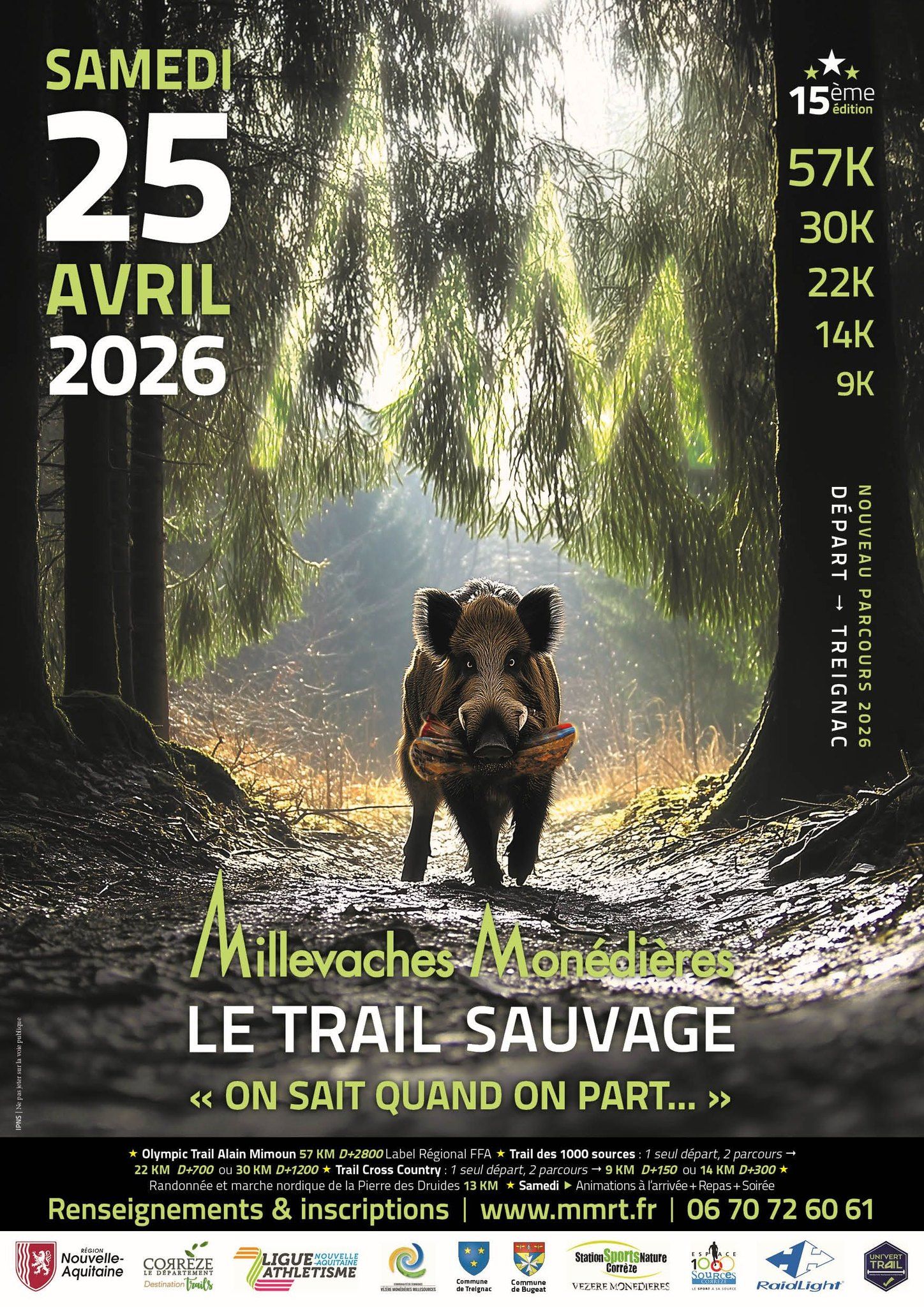 Trail des Millevaches Monédières 2026