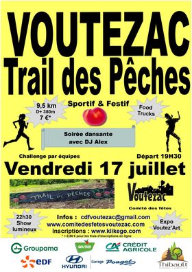 Trail des pêches de Voutezac 2026
