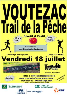 Trail des pêches de Voutezac