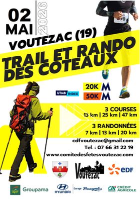 Trail et Rando des coteaux – Voutezac – 2026