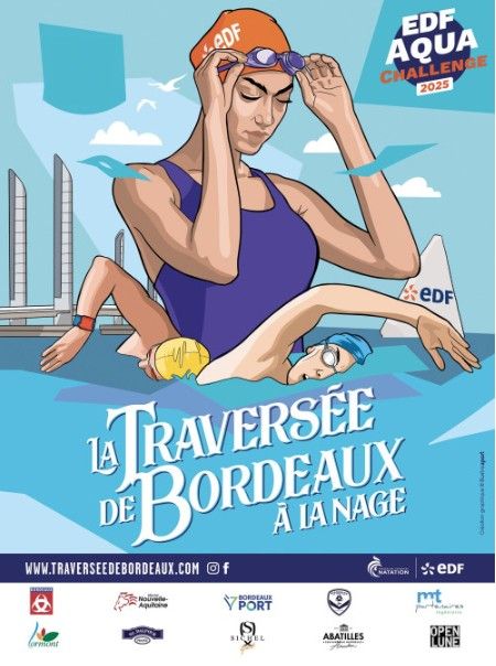 Traversée de Bordeaux à la nage 2026